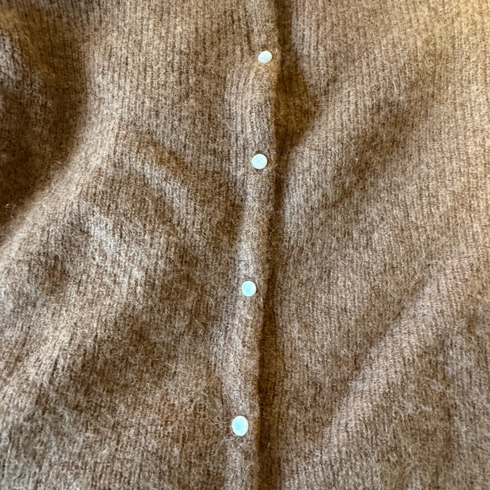Sezane Gaspard Cardigan Camel XS - Picture 6 of 7